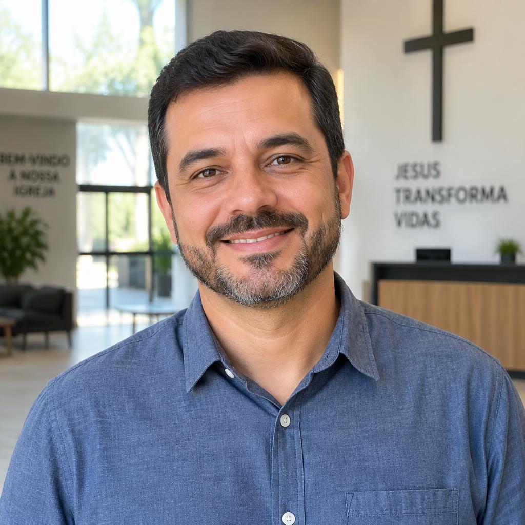 Pr. Marcos, Pastor da Comunidade Graça & Vida